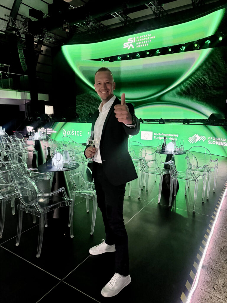 Robert Schochmann at the Slovakia Innovation and Startup Awards (SISA)