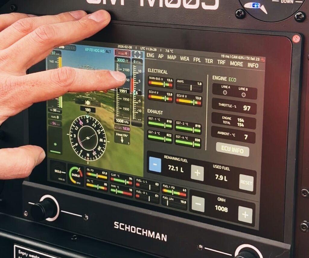 voice-controlled autopilot by Schochman Aviation in action